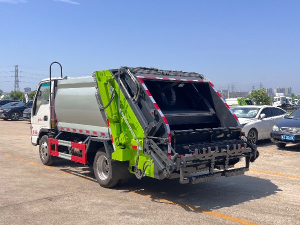 江淮康铃【可上蓝牌】4立方压缩垃圾车｜挂桶垃圾车｜小区生活垃圾收集车