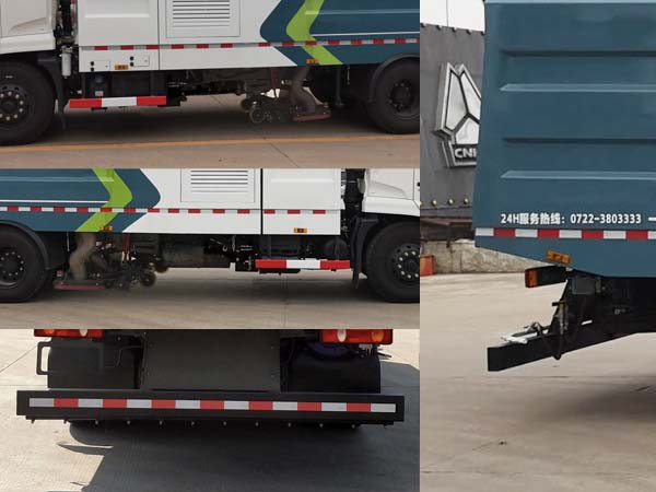 华威驰乐牌SGZ5189TXCDF6型吸尘车