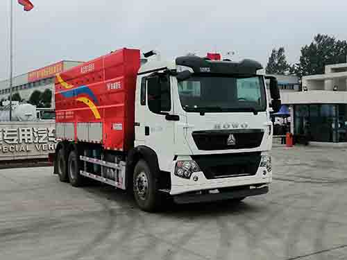 华威驰乐牌SGZ5250GQXZZ6T5型下水道疏通清洗车