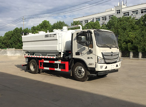 华威驰乐牌SGZ5120GQWBJ6型清洗吸污车