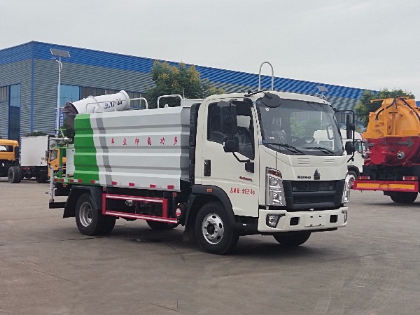 中国重汽HOWO豪沃4X2蓝牌多功能抑尘车｜绿化喷洒车|洒水车｜雾炮车