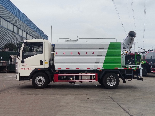 中国重汽HOWO豪沃4X2蓝牌多功能抑尘车｜绿化喷洒车|洒水车｜雾炮车