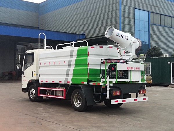 中国重汽HOWO豪沃4X2蓝牌多功能抑尘车｜绿化喷洒车|洒水车｜雾炮车