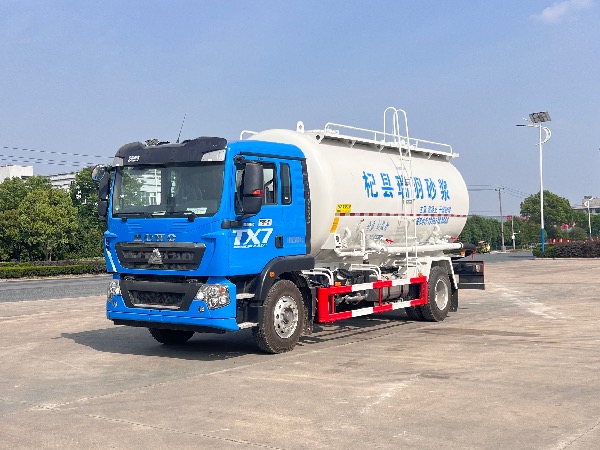 中国重汽HOWO豪沃TX系列4x2单桥干粉罐车｜华威驰乐牌SGZ5180GFLZZ6TX低密度粉粒物料运输车