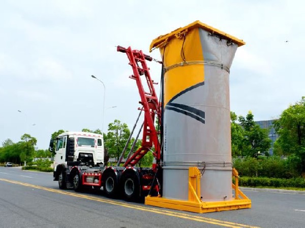 8x4中国重汽HOWO豪沃TX系列SCS5312ZXXZZ6型车厢可卸式垃圾车｜竖直式压缩垃圾箱转运车