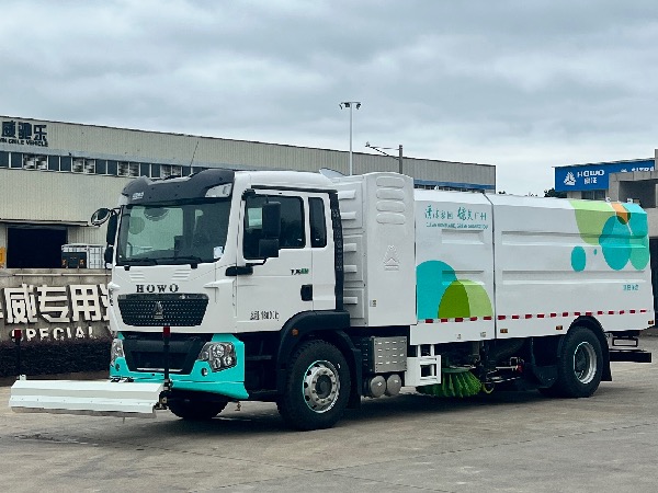 华威驰乐牌SGZ5181TXSZBEV纯电动洗扫车｜中国重汽豪沃TX新能源EV纯电动清扫车｜清洗车｜道路污染清除车｜清扫保洁车