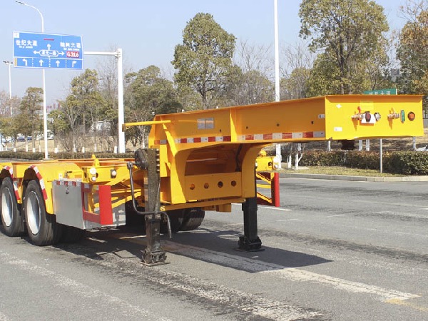 铝水抬包车｜铁水车｜钢水车｜钢渣运输车｜SCS9340TWY型危险品罐箱骨架运输半挂车