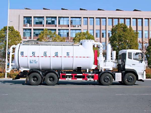 8x4东风天龙VL吸引压送车｜QLC5314GXY3吸引压送车｜钢厂吸排车｜吸灰车｜粉罐车