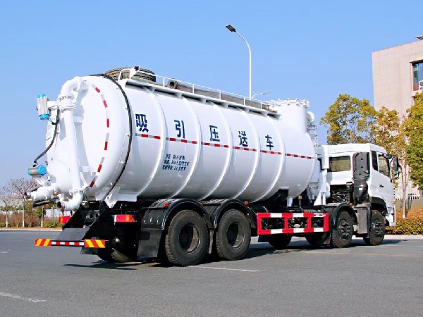 8x4东风天龙VL吸引压送车｜QLC5314GXY3吸引压送车｜钢厂吸排车｜吸灰车｜粉罐车
