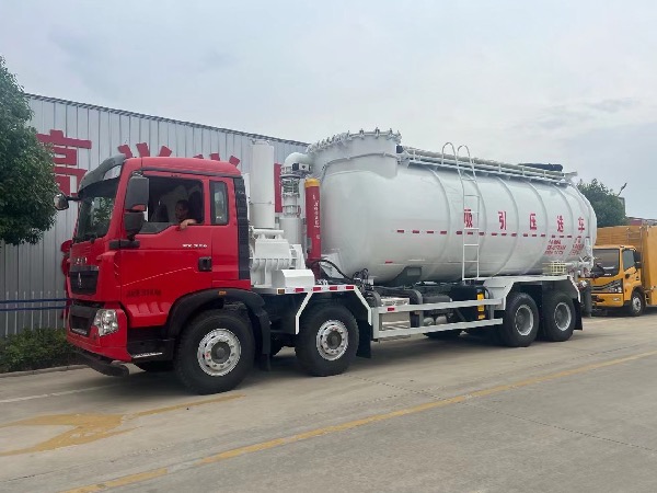 华威驰乐牌SGZ5310GXYZZ6T5吸引压送车｜中国重汽豪沃TX系列 8x4钢厂吸排车｜高温吸排车｜QLC5314GXY6吸灰车｜粉罐车