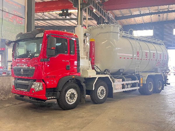 华威驰乐牌SGZ5310GXYZZ6T5吸引压送车｜中国重汽豪沃TX系列 8x4钢厂吸排车｜高温吸排车｜QLC5314GXY6吸灰车｜粉罐车