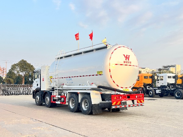 8X4中国重汽新能源EV干粉砂浆罐车｜华威驰乐牌SGZ5310GFLZZBEV型纯电动低密度粉粒物料运输车