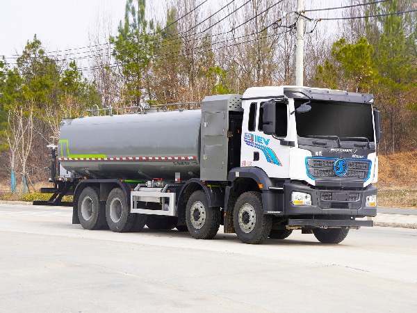 陕汽德龙M3000 EV 8x4纯电动绿化喷洒车｜SGZ5310GPSSXBEV纯电动洒水车｜新能源环卫作业洒水车｜雾炮车｜多功能抑尘车